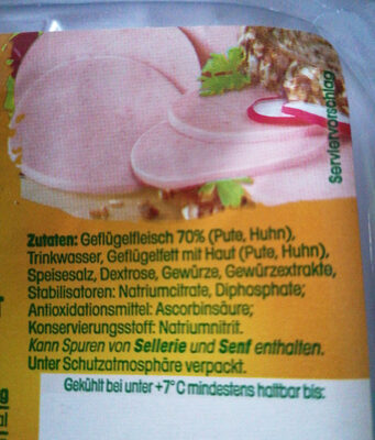 Zucker und Nährstoffe drin Gutfries