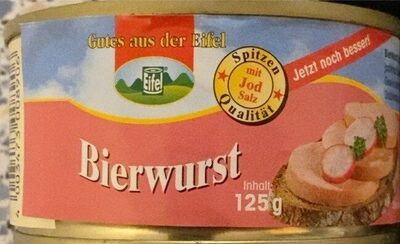 Zucker und Nährstoffe drin Eifeler wurstwaren