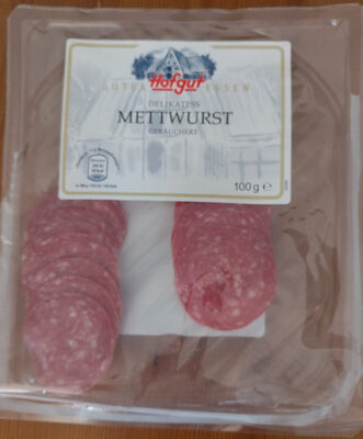 Geräucherte mettwurst