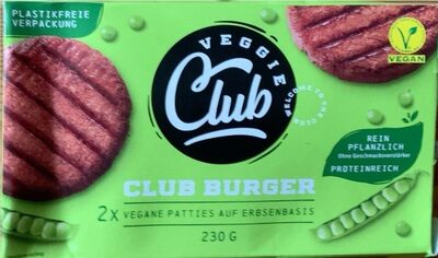 Zucker und Nährstoffe drin Veggie club