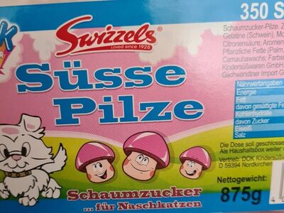 Zucker und Nährstoffe drin Swizzels