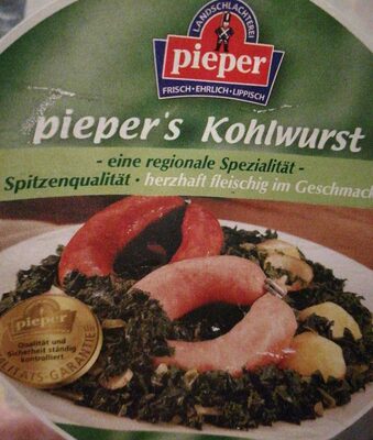 Zucker und Nährstoffe drin Pieper