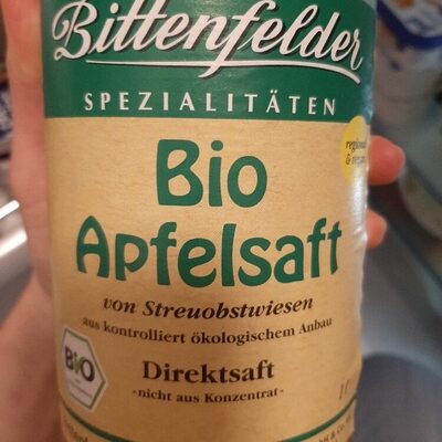 Zucker und Nährstoffe drin Bittenfelder