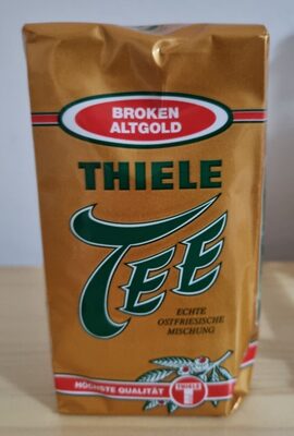 Zucker und Nährstoffe drin Thiele tee