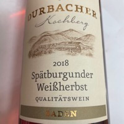 Zucker und Nährstoffe drin Durbacher winzergenossenschaft