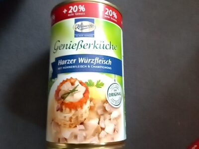 Zucker und Nährstoffe drin Geniesserkuche