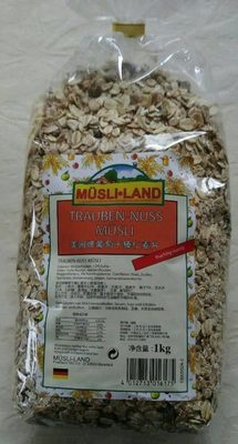 Sucre et nutriments contenus dans Muesli land