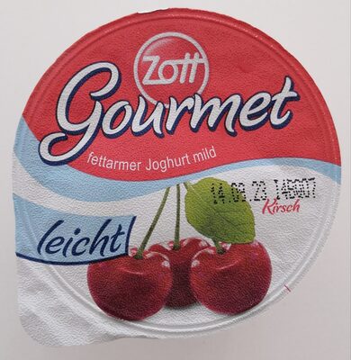 Gula dan nutrisi di dalamnya Zott gourmet