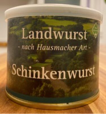 Zucker und Nährstoffe drin Landwurst bauerliche erzeugergemeinschaft schwabisch hall