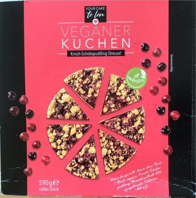 Zucker und Nährstoffe drin Veganer kuchen