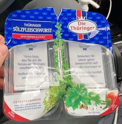 Sucre et nutriments contenus dans Kaufland die thuringer