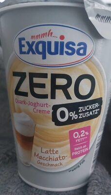 Azúcar y nutrientes en Exquisa zero