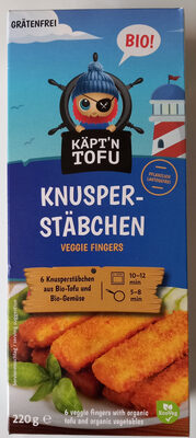 Zucker und Nährstoffe drin Kaptn tofu