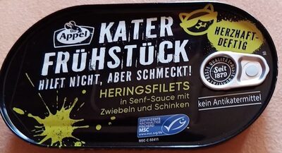 Zucker und Nährstoffe drin Fisch appel