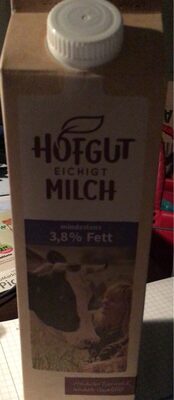 Frische bio vollmilch