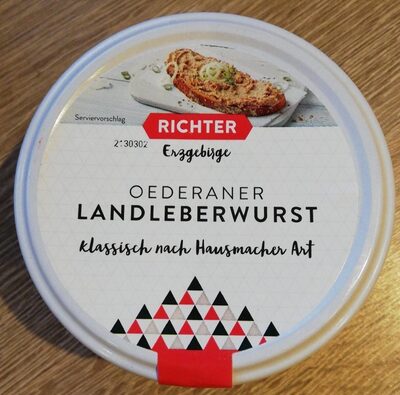 Zucker und Nährstoffe drin Richter erzgebirge