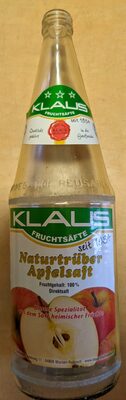 Zucker und Nährstoffe drin Klaus fruchtsafte