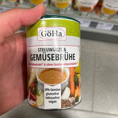 Zucker und Nährstoffe drin Goha