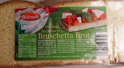 糖質や栄養素が Brotwelt