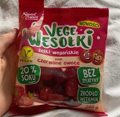 Sucre et nutriments contenus dans Vege wesołki