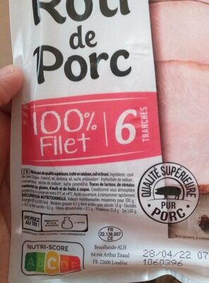 Roti de porc saint alby 6 tranches