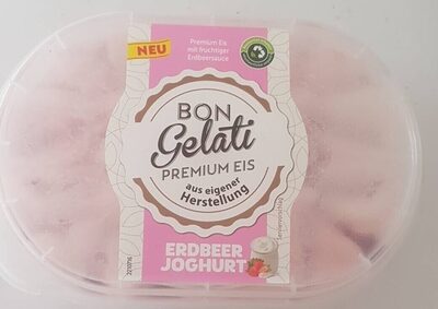 Zucker und Nährstoffe drin Erdbeere joghurt