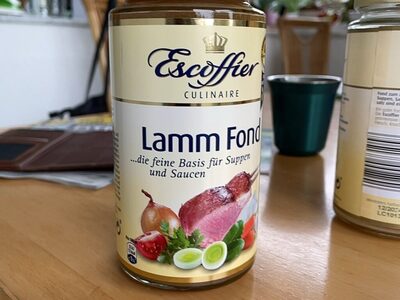 Zucker und Nährstoffe drin Escoffier