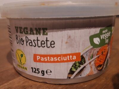 Zucker und Nährstoffe drin Veganer bip pastete