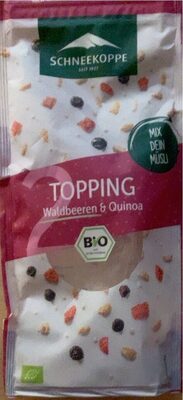 Gula dan nutrisi di dalamnya Schneekoppe topping