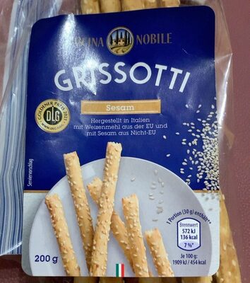 Gula dan nutrisi di dalamnya Grissotti