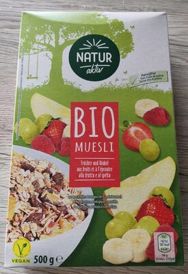 Sucre et nutriments contenus dans Natur aktiv