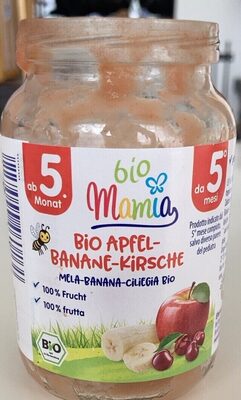 Zucker und Nährstoffe drin Bio mama