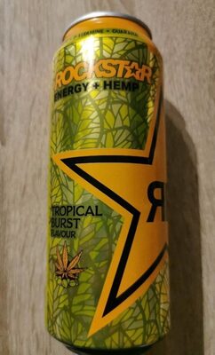 Zucker und Nährstoffe drin Rockstar energy