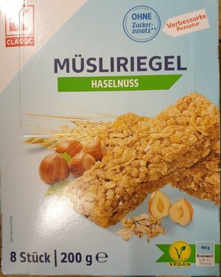 Müsliriegel mit nüssen