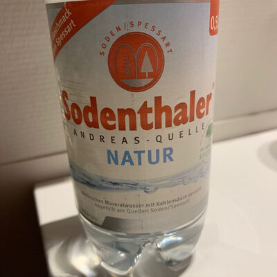 Zucker und Nährstoffe drin Sodenthaler