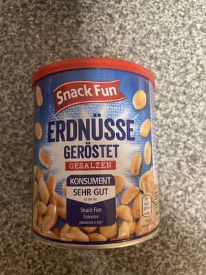 Zucker und Nährstoffe drin Snack fun