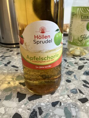 Zucker und Nährstoffe drin Hollensprudel