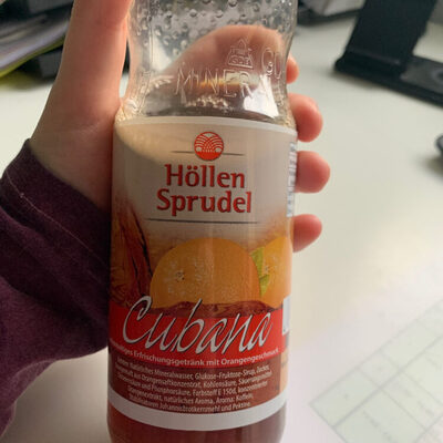 Zucker und Nährstoffe drin Hollen sprudel