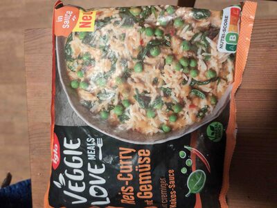 Zucker und Nährstoffe drin Iglo veggie love meals