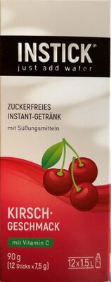 Zucker und Nährstoffe drin Instick