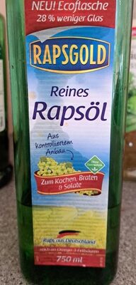 Zucker und Nährstoffe drin Rapsgold