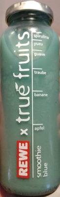 Azúcar y nutrientes en Rewe x true fruits