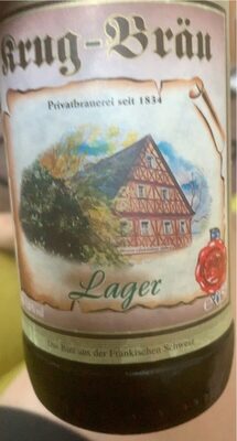 Zucker und Nährstoffe drin Krug brau