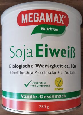 Zucker und Nährstoffe drin Megamax nutrition