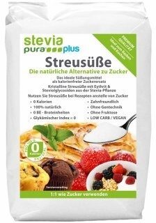 Zucker und Nährstoffe drin Stevia group