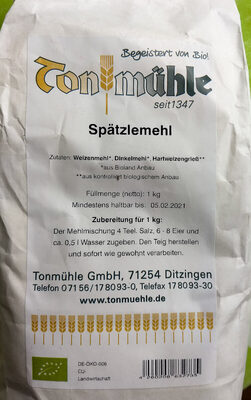 Zucker und Nährstoffe drin Tonmuhle