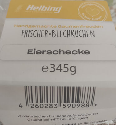 Zucker und Nährstoffe drin Helbing