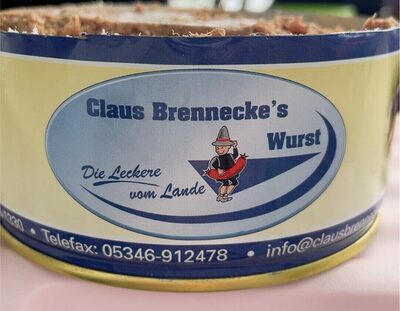 Zucker und Nährstoffe drin Claus brennecke s wurst