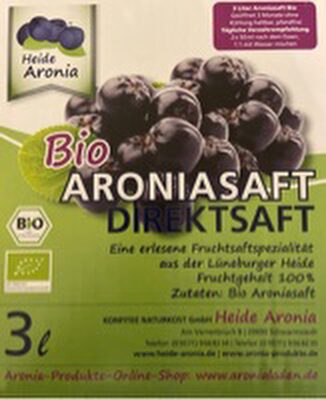 Zucker und Nährstoffe drin Heide aronia