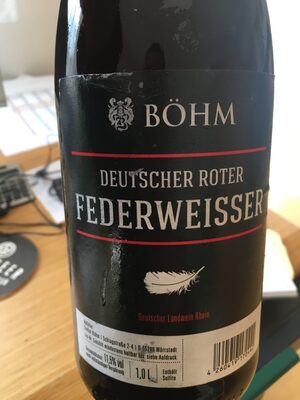 Zucker und Nährstoffe drin Bohm